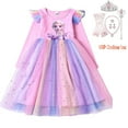 thumbnail image 1 of EKEZ Elsa Female Fancy Dress Costume for Child, Little Girls, 1 of 6