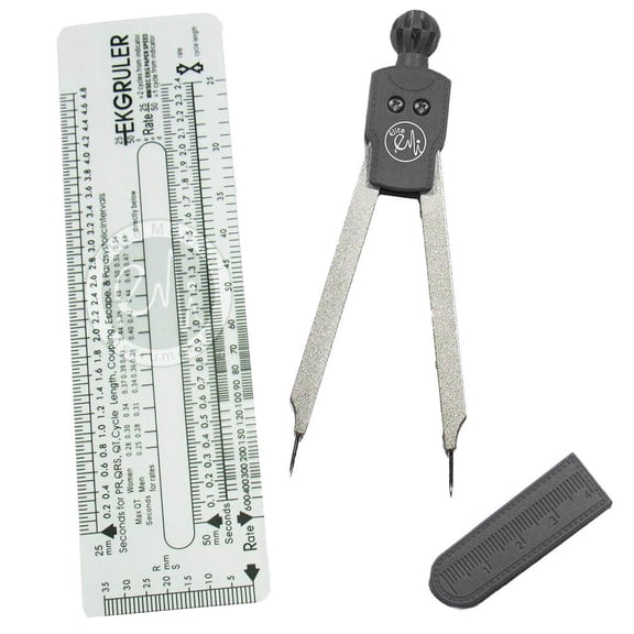 EKG Caliper and Ruler Combination Set