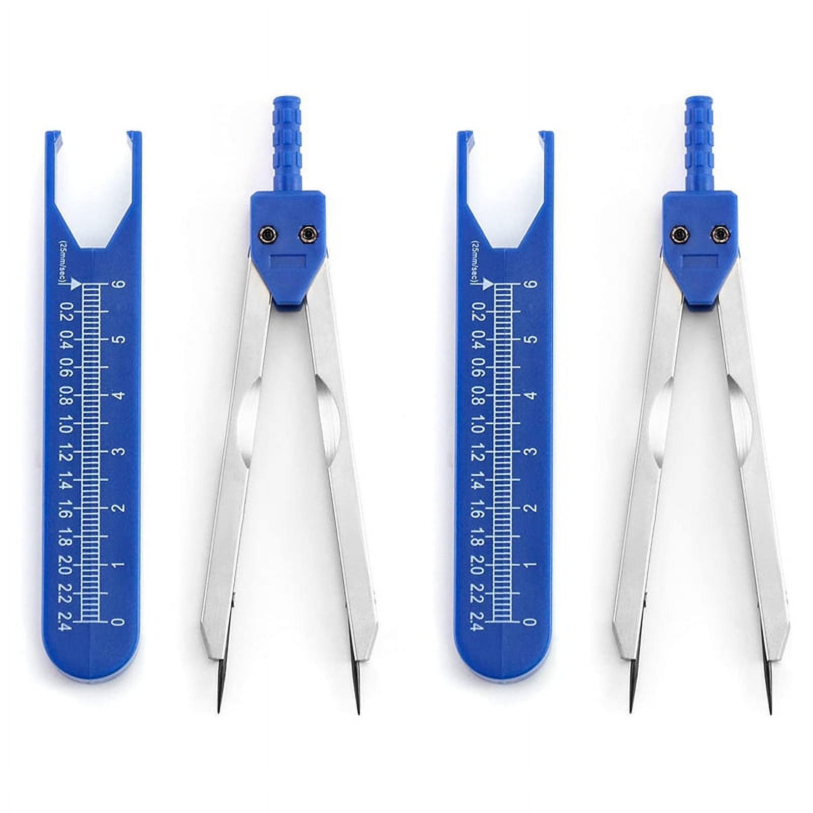 EKG ECG Caliper Electrocardiogram Divider, 2 Pack Measuring Tool ECG