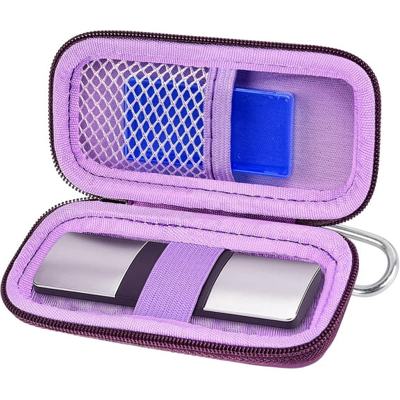 EKG Heart Monitor Case Compatible with AliveCor for Apple and Android Device - Purple (Case Only)