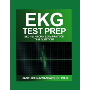 EKG Test Prep: EKG Technician Exam Practice Test Questions, (Paperback)