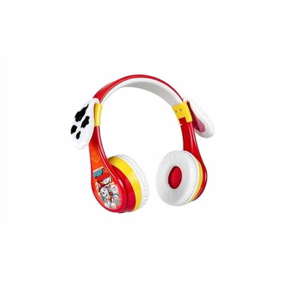 (Open Box) EKIDS PAW PATROL MARSHALL BLUETOOTH WIRELESS HEADPHONES B52 - RED