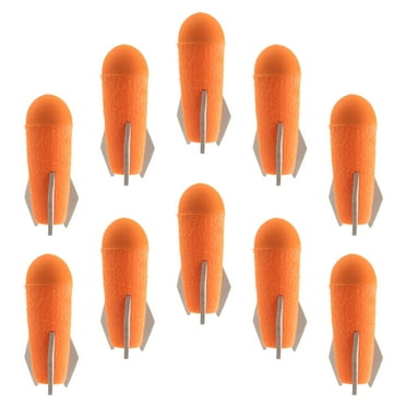 EKIND 10-Pack New Mega Missile Refill for Toy Rocket Launcher, Foam Ammo Compatible for Nerf N-Strike Elite Series(Orange)