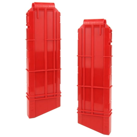 EKIND 12-Darts Quick Reload Clips Compatible for Nerf Ultra Magazine Toy Gun (Red, Pack of 2)