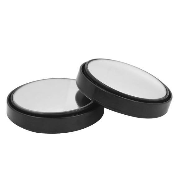 EKIND 2 Pack Blind Spot Mirror, 2" Round Adjustable HD Glass Wide Angle Rear View Mirror Fit For All Universal Vehicles Car (Black)