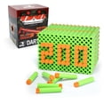 thumbnail image 1 of EKIND 200 Pcs Waffles Darts Refill Pack Foam Bullet Compatible for NERF N-Strike Series Blaster (Green), 1 of 8
