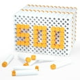 thumbnail image 1 of EKIND 500 Pcs Waffles Darts Refill Pack Foam Bullet Compatible for NERF N-Strike Series Blaster (Glow at Dark, White), 1 of 8