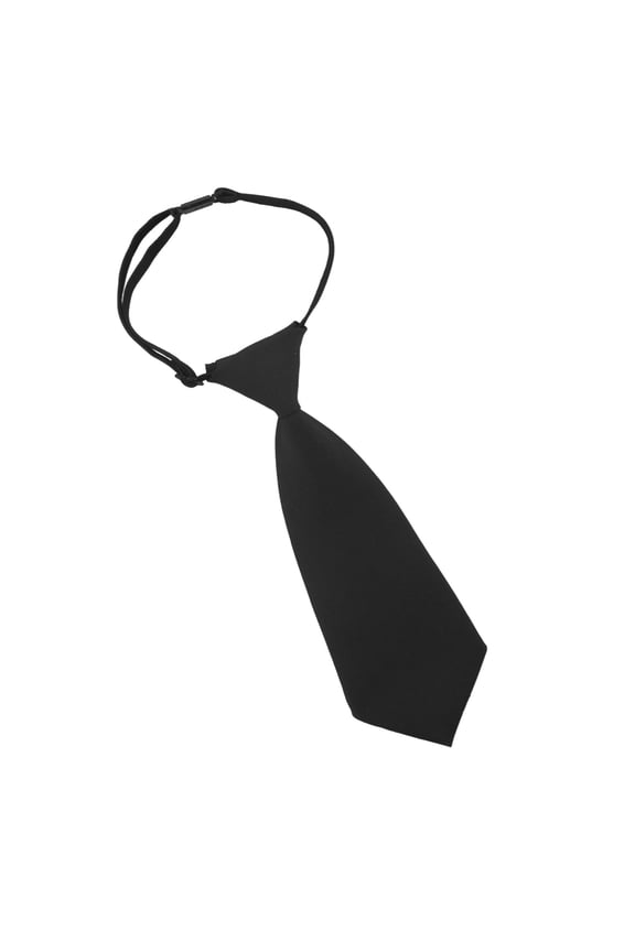 8 Inch Pre Tied Necktie ,short tie ,Adjustable Length (Black)