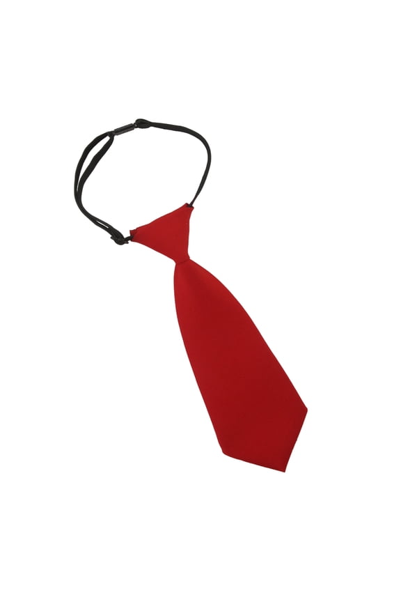 8 Inch Pre Tied Necktie,short tie,Adjustable Length (Red)