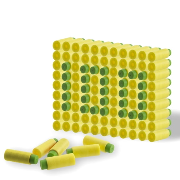 EKIND Foam Soft Darts, 100 Rounds of Highly Accurate Bamboo Half-Length