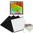 thumbnail image 1 of EKIND Self Adhesive Building Brick Plates, 10 inch x 10 inch Base Plates with Adhere for Toy Bricks, STEM Activities & Display Table (4 Pack, Black), 1 of 7