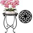 thumbnail image 1 of EKINIYAR Plant Stand Indoor Outdoor, Metal Plant Stand for Indoor Plants Iron Art Flower Pot Holder Stand Decoration Shelf Racks for Single Planter Use in Garden Patio Corner 1 Pack, 1 of 7