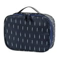 thumbnail image 1 of EKKIMIMI Portable Large Makeup Case Multifunction Travel Cosmetic Pouch Toiletry Organizer Artist Bag Navy Blue Insert Pocket inside Tote Organizer, 1 of 8