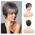 thumbnail image 1 of EKKIMIMI Short Wigs For Women Glueless Wig With Bangs For Women Glueless Wigs Wavy Synthetic Wigs Frontal Wig Performance Wig, 1 of 8