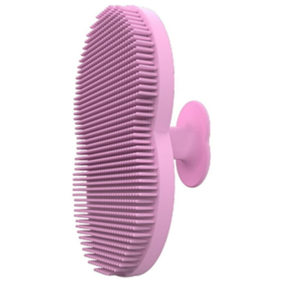 EKKIMIMI Soft Silicone Body Scrubber Handheld Shower Cleansing Brush Gentle Exfoliating And Massage For All Kinds Of Skin Reusable Face Pads