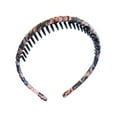 thumbnail image 1 of EKKIMIMI Teeth Headbands For Women Multicolors Non Tooth Comb Headbands Hair Hoops Soft Hair Accessories Hair Barrettes for Kids Fine Hair, 1 of 9