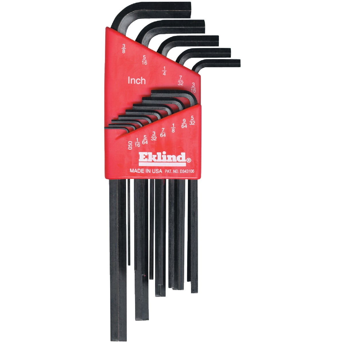 EKLIND 10213 Hex-L Key allen wrench - 13pc set SAE Inch Sizes .050-3/8 ...