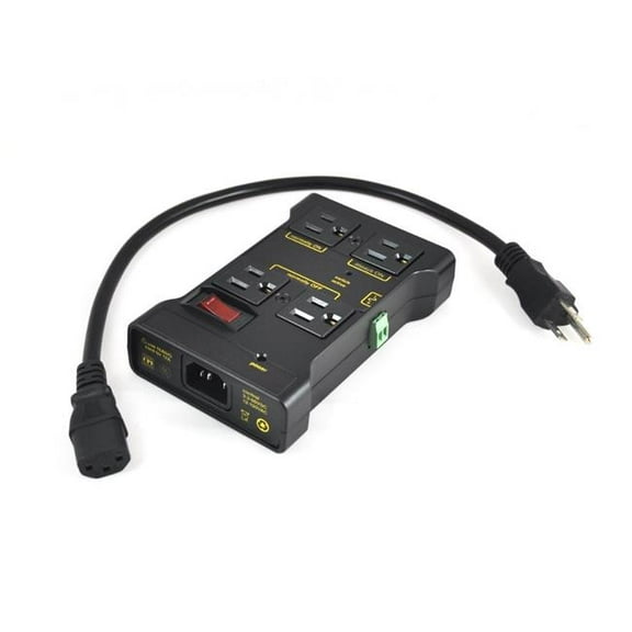 EKM Metering EKM-S120 Remote Switchable 120VAC Power Strip with 4x Outlets