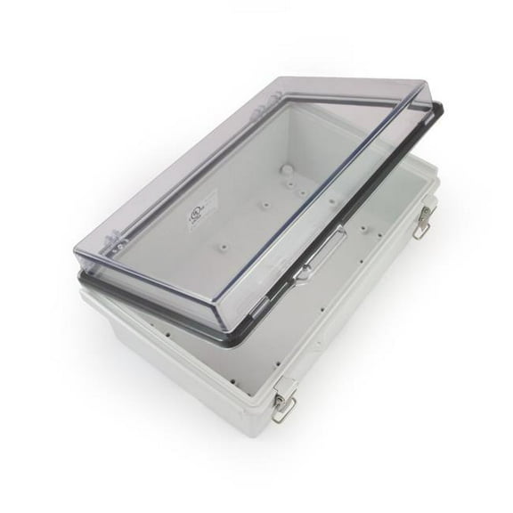 EKM Metering ULEnclosure17271170 Watertight Enclosure with Hinged and Latching Lid - UL Listed - 6.7 x 10.63 x 4.33'