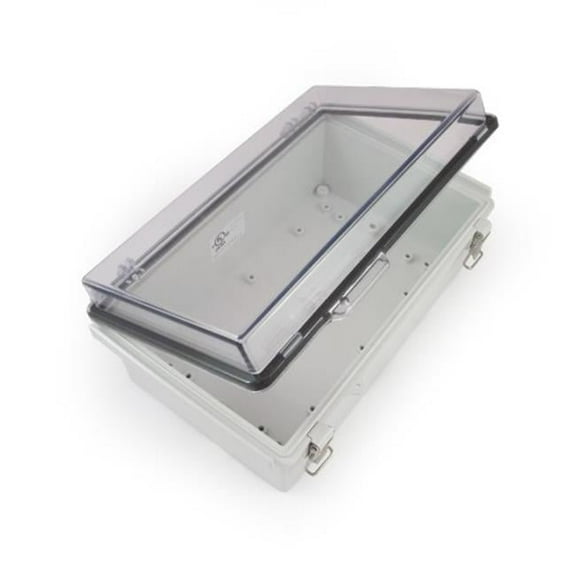 EKM Watertight Enclosure with Hinged and Latching Lid - 6.7 x 10.63 x 4.33 in.