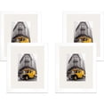 thumbnail image 1 of EKMAX 8x10 Frames with 5x7 Mat - Plexiglass Cover - White- 4 Sets, 1 of 7