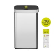 EKO Horizon 50L Sensor Bin Matte Stainless Steel