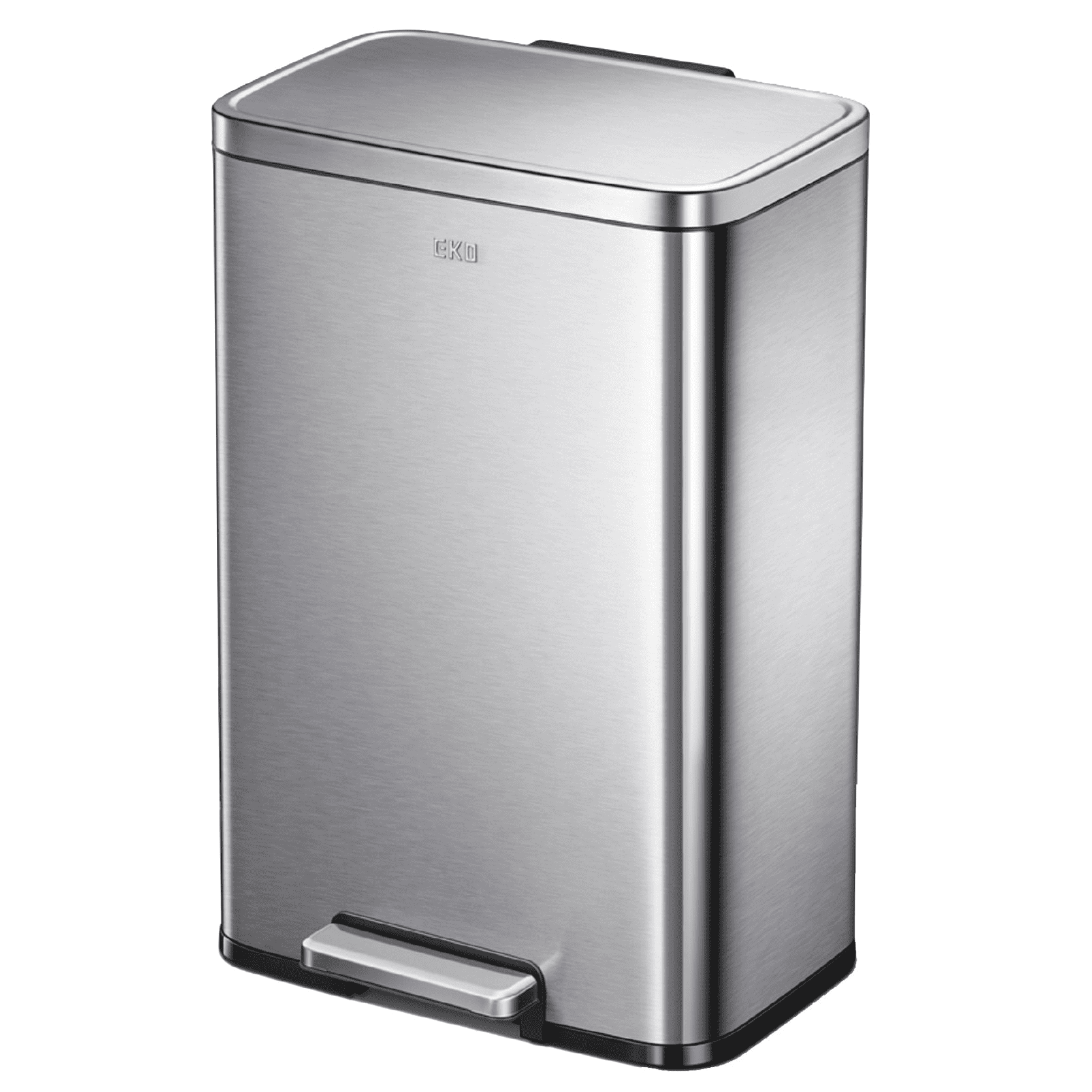Brushed Stainless Steel Trash Can with Lid, 2.2 Gallon Hands Free Stainless  Steel Commercial Kitchen Small Trash Can, Waste Basket, Round  Fingerprint-Resistant Soft-Close Trash Can with Foot Pedal - Stainless  Steel, Garbage