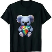 EKOALAITY Koala Rainbow Heart Pride Month T-Shirt