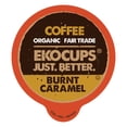 thumbnail image 1 of EKOCUPS Burnt Caramel Organic Coffee Pods, Dark Roast, 40 Count for Keurig K-Cup Machines, 1 of 7