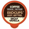 thumbnail image 1 of EKOCUPS Vanilla Organic Decaf Coffee Pods, Medium Roast, 40 Count for Keurig Machines, 1 of 7
