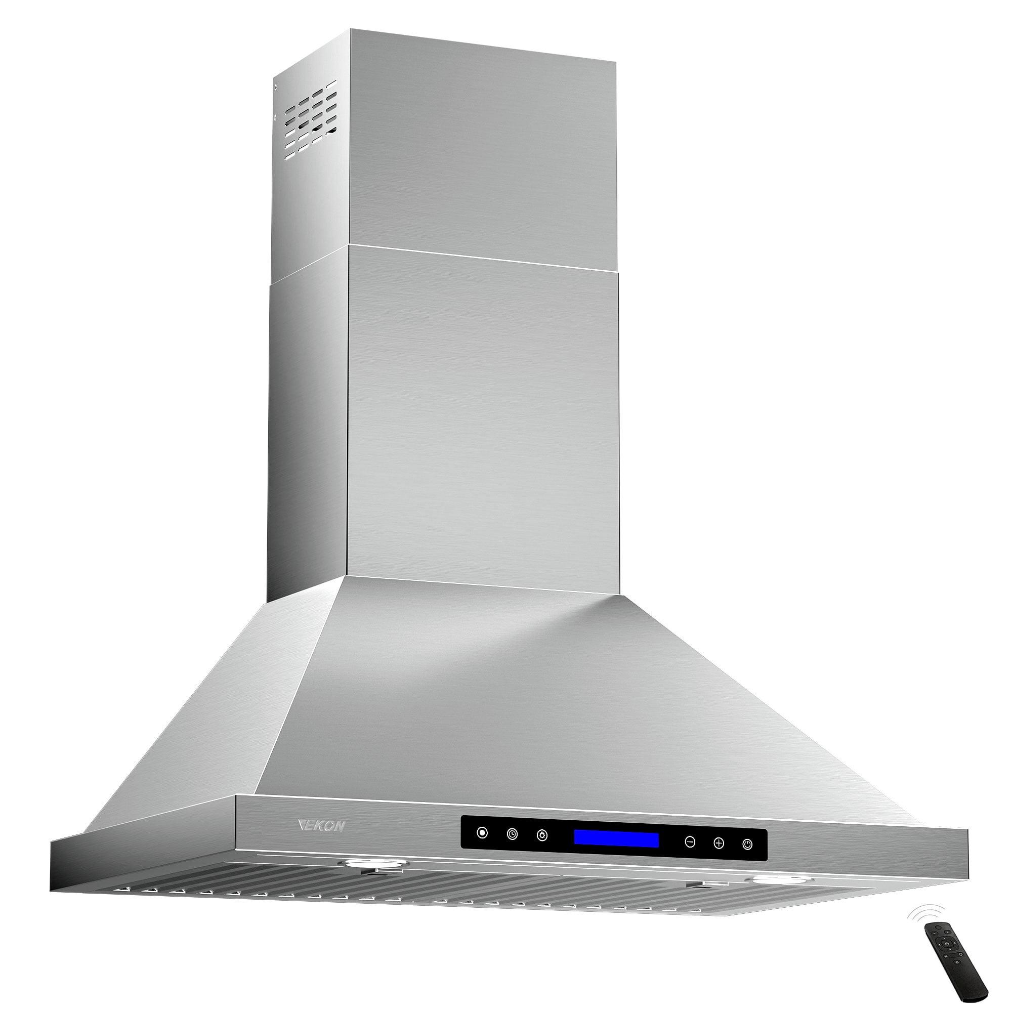 Fotile Perimeter Vent Series 36-Inch 1000 CFM Wall Mount Range Hood with  LED light and Touchscreen in Stainless Steel (EMS9026)