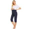 thumbnail image 1 of EKOUAER Maternity Shorts for Women Maternity Capris Yoga Pregnancy Short Pants Soft Joggers Lounge Bottoms, 1 of 6