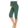 thumbnail image 1 of EKOUAER Maternity Shorts for Women Maternity Capris Yoga Pregnancy Short Pants Soft Joggers Lounge Bottoms, 1 of 5