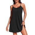 thumbnail image 1 of EKOUAER Womens Bathing Suit Cover Up Summer Swim Beach Dress Cover Up Spaghetti Strap Swimwear Sexy Swimsuit Coverup, 1 of 6