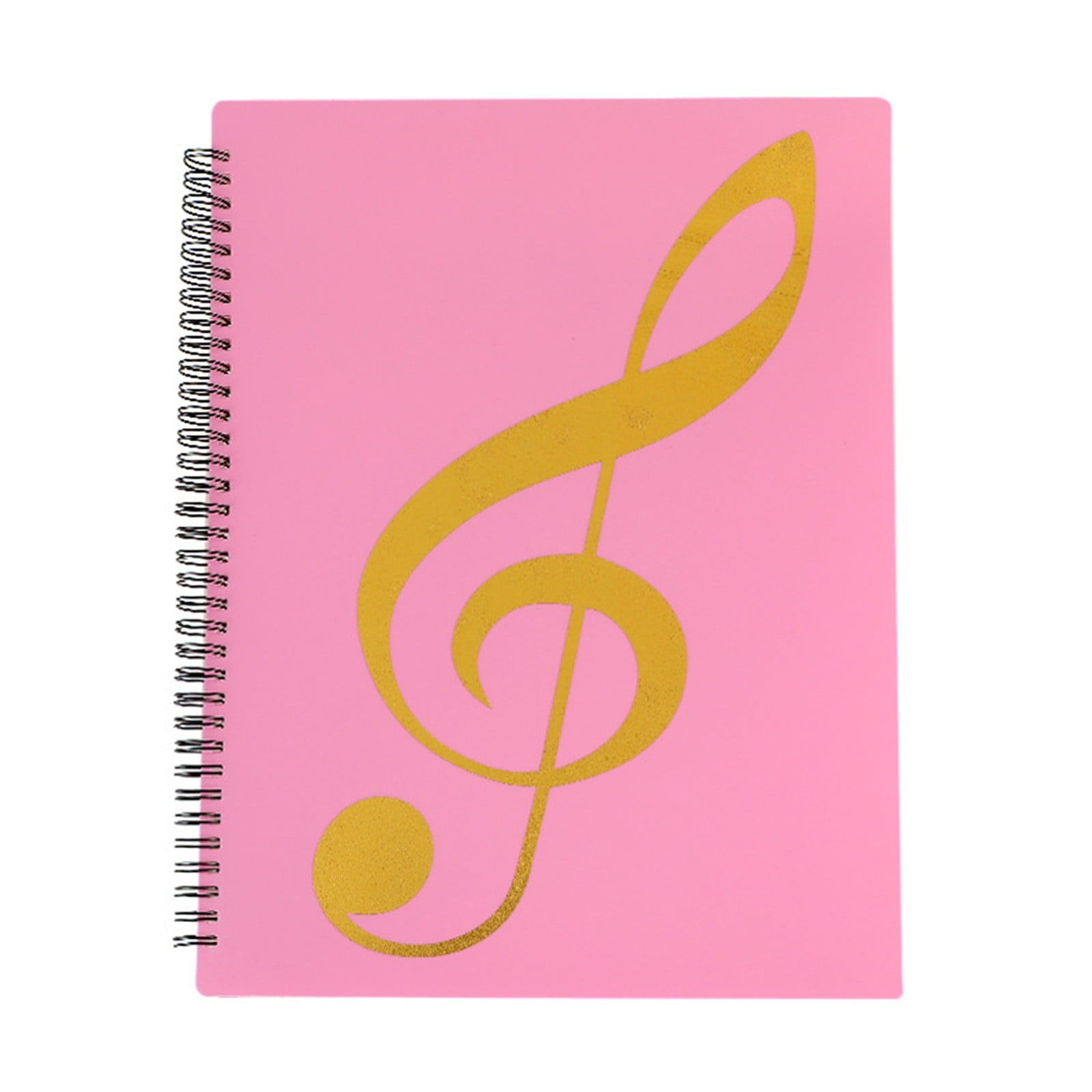 EKOUSN A4 Sheet Music Organizer, Spiral Folder 10 Pockets for Sheet