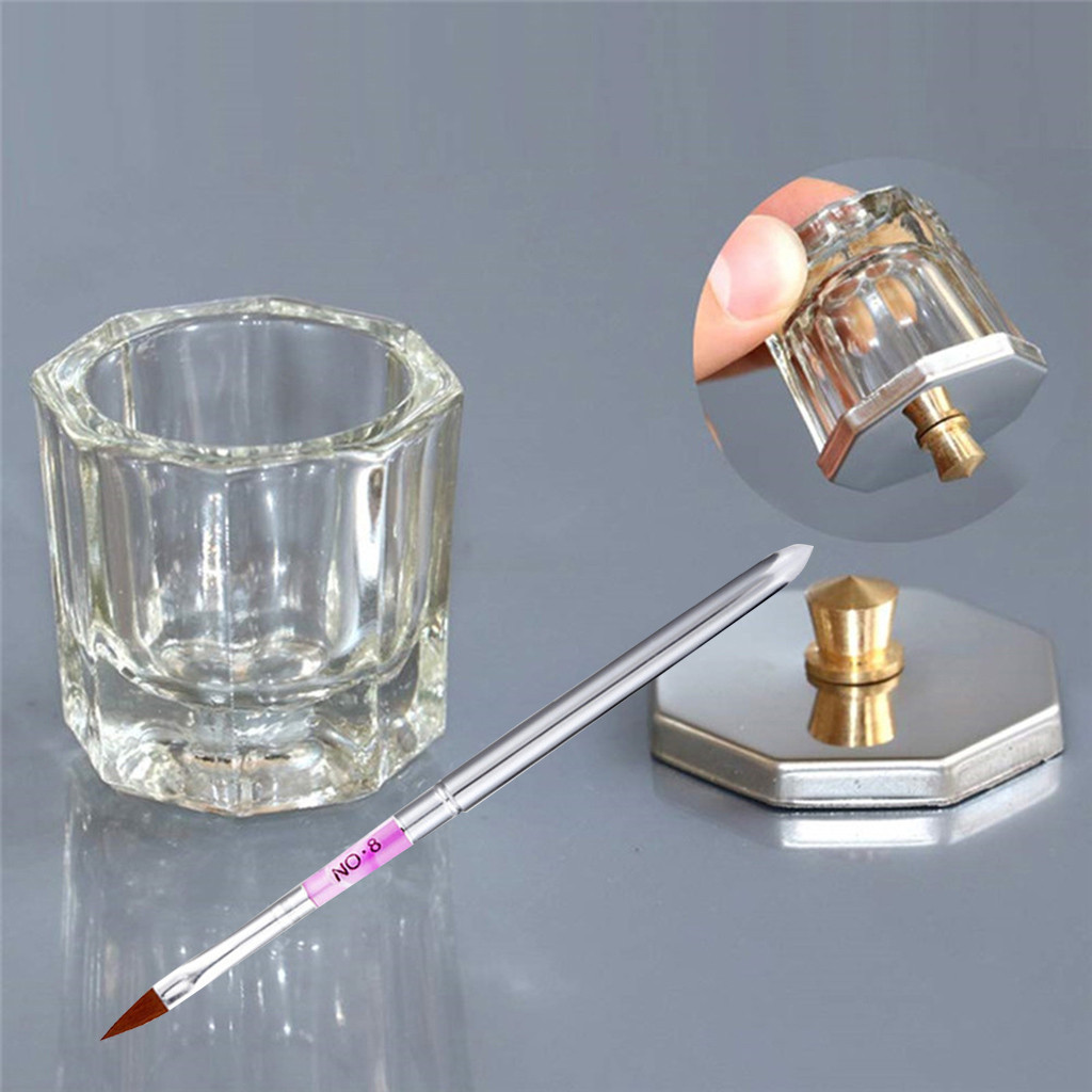 EKOUSN Acrylic Liquid Powder Storage Box Liquid Holder Container for