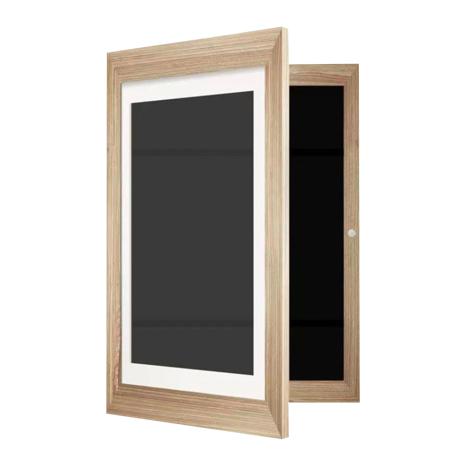 EKOUSN Art Picture FrameHinged Art Picture Frame for Kids,Front Opening and Changeable Picture