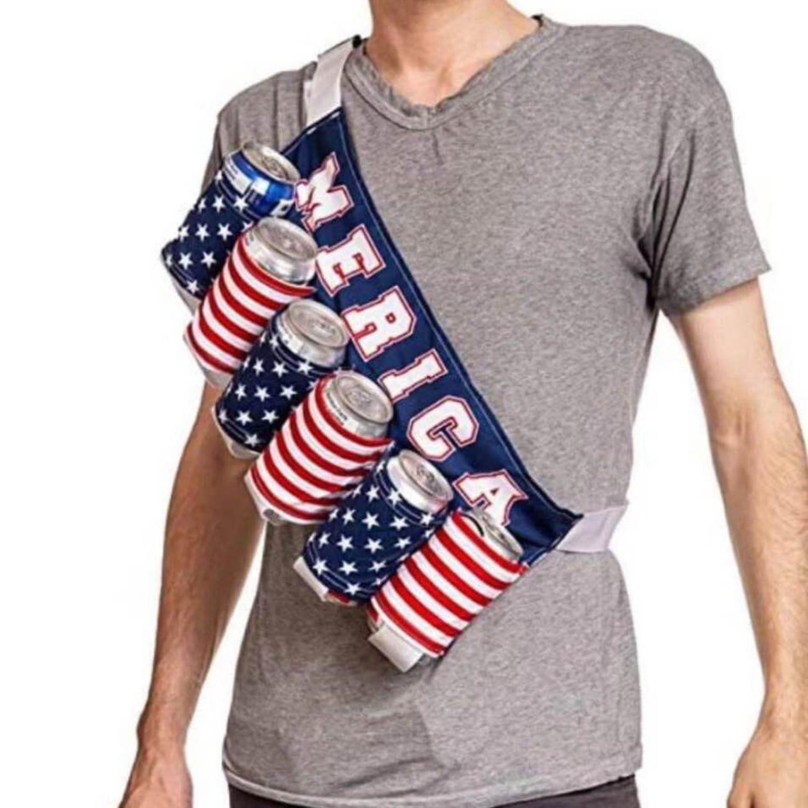 EKOUSN Beer Holster Drink Holder Beer Can Belt Holster Beer Belt Bottle