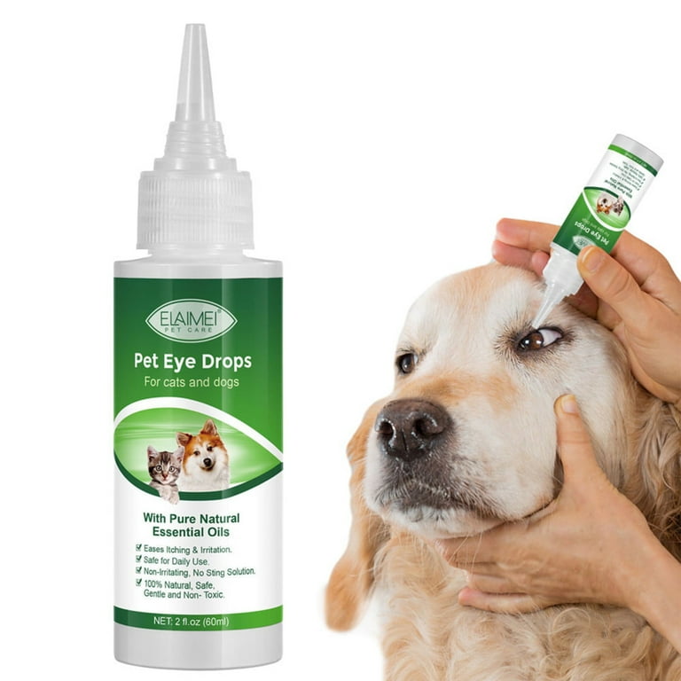 Antibacterial eye clearance drops for cats