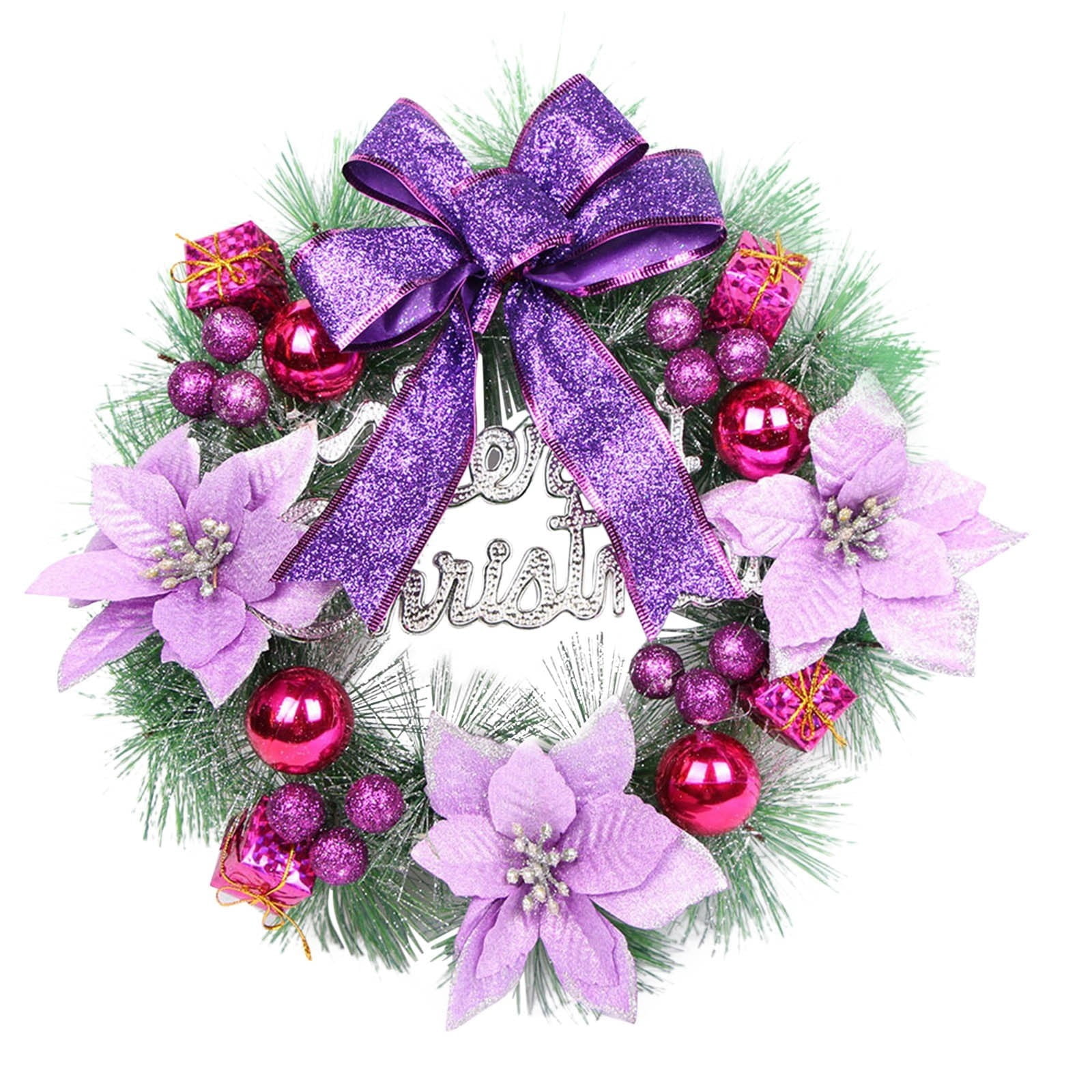 EKOUSN Black and Friday Deals Christmas Front Door Garland Outdoor
