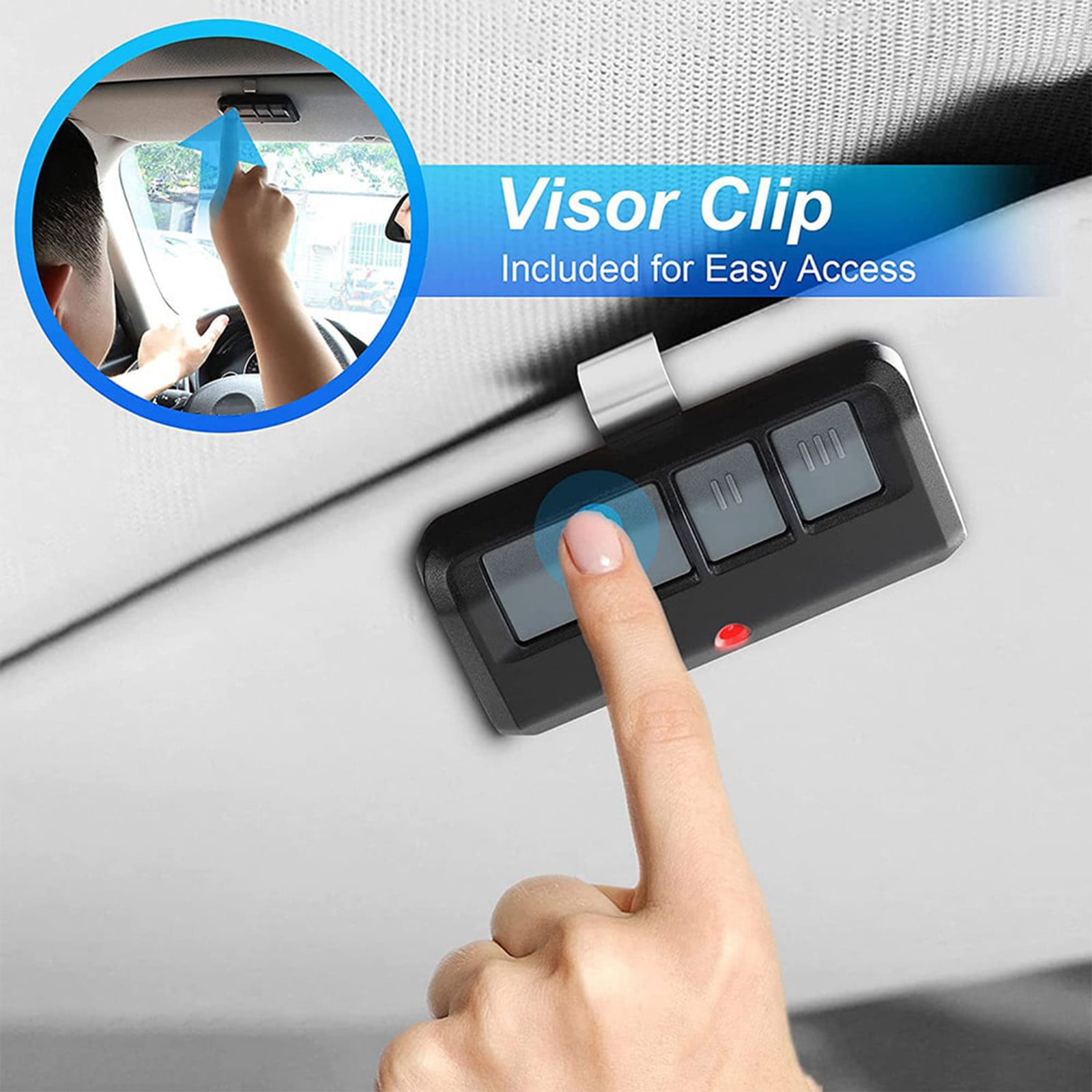 EKOUSN Black and Friday Deals Garage Door Opener Remote Universal