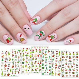 4pcs The Grinch 3D Acrylic Charms for Christmas – Scarlett Nail Supplies