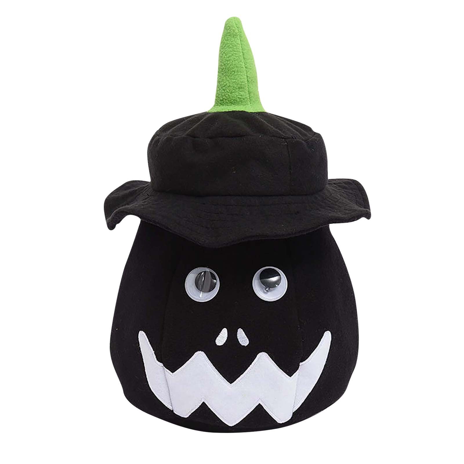 EKOUSN Halloween Candy Bucket Decoration Hat With Lights Halloween