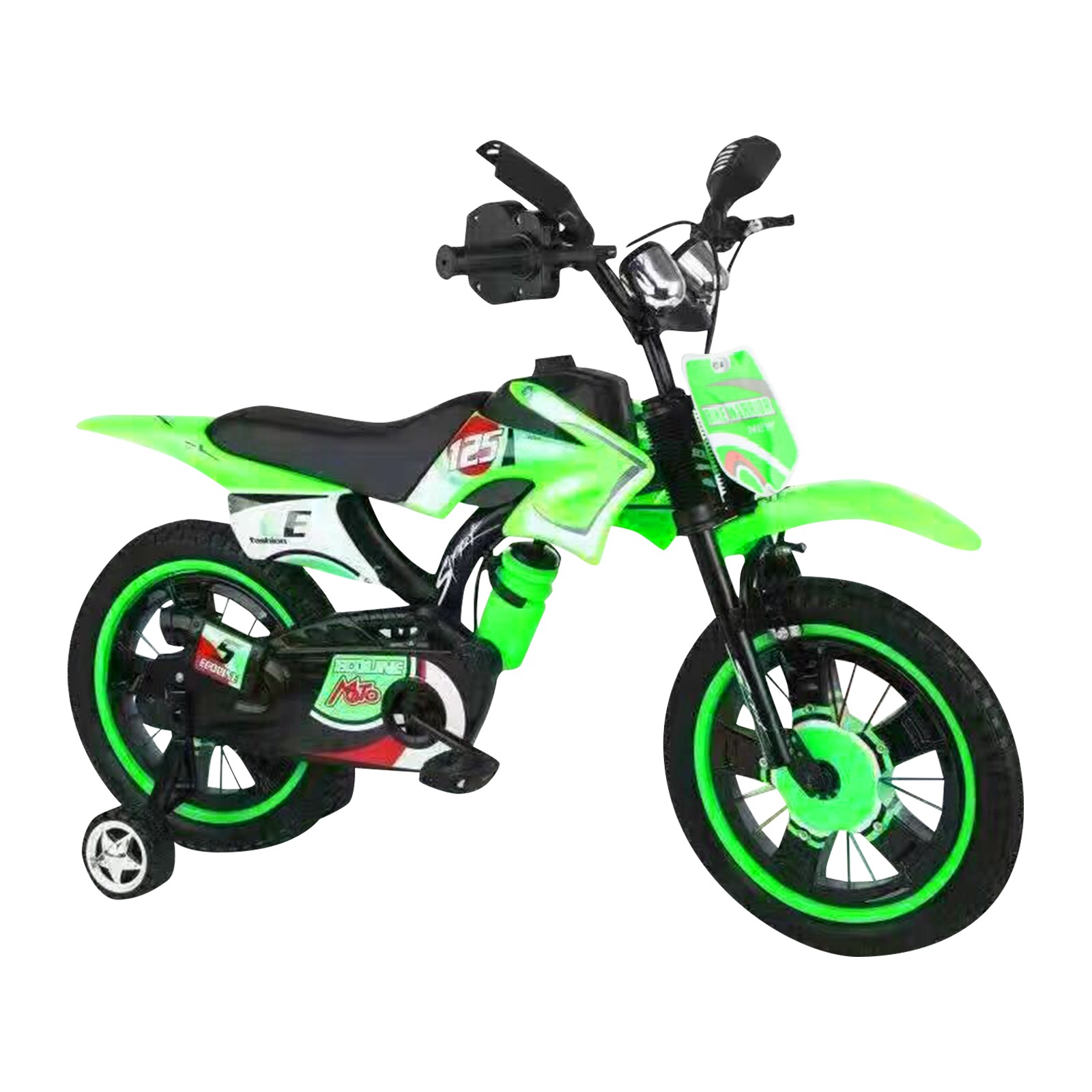 EKOUSN Kids Bike, 20in Boys Motorbike Styling Bikes Children Bicycle