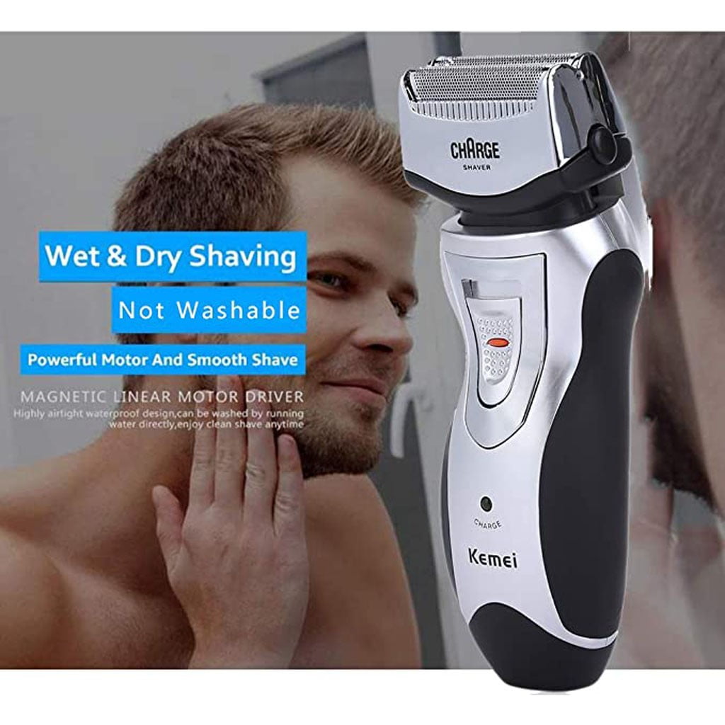 EKOUSN Men Rechargeable Shaver Multifunction Shaver Double ...