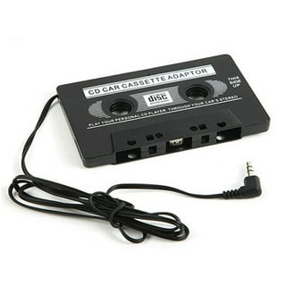 Insten Car Audio Aux Cassette Adapter with 3.5mm Cord, Black