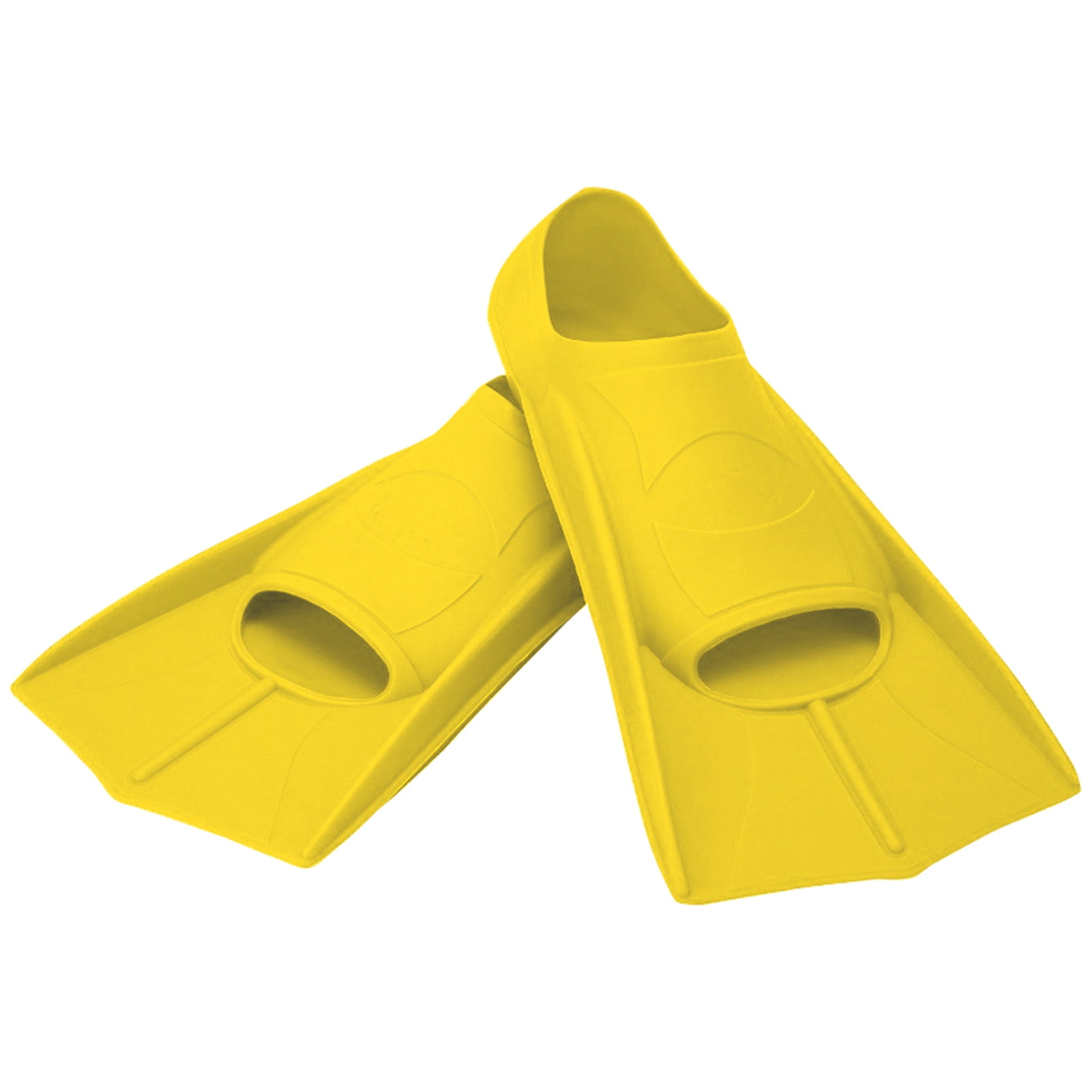 EKOUSN Swimming Fins Short Floating Training Fins For Kids And Adults, Rubber Pool Fins For