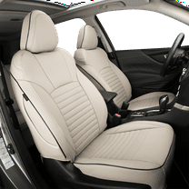 EKR Custom Fit CX-5 Car Seat Covers for 2013 2014 2015 2016 Mazda CX-5 Sport Leatherette Auto Seat Covers Full Set(Beige)