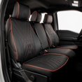 thumbnail image 1 of EKR Custom Fit F-150 Seat Covers for Pickup 2021 2022 2023 2024 2025 2026 Ford F150 SuperCrew Raptor,Family & Pet Friendly,Waterproof,Easy to Clean, Leather(Black/Red), 1 of 7