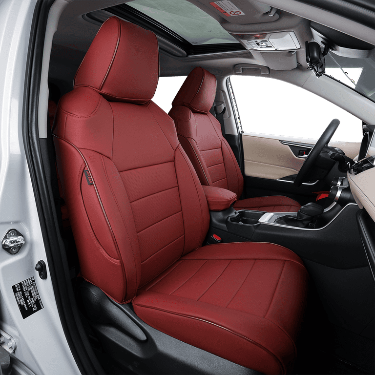 EKR Custom Fit Corolla Car Seat Covers for 2020 2021 2022 Toyota Corolla Hybird LE 2023 2024 Hybrid XLE Full Set Leather Full Set